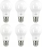 Linkind 8.2W E27 Energiesparlampe, ersetzt 60W Lampe, 2700K Warmweiß A60 Edison Birne, 220° Abstrahlwinkel, nicht Dimmbar, E27 LED Leuchtmittel, 6 Stück
