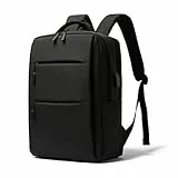 CALIYO Rolltop Rucksack Damen Groß, Laptop Rucksack Wasserdichter Backpack Schultasche mit Laptopfach Schule Studium Reisen