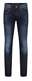 MAC Herren Relaxed Loose Fit Jeans Arne Pipe 1973L, Einfarbig, Gr. W36/L30, Blau (Blue Black 3D Authentic Wash H793)