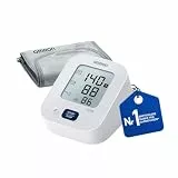 OMRON X2 Essential - Digitales Blutdruckmessgerät für Oberarm | klinisch validierter Blutdruckmesser | Erkennung unregelmäßiger Herzschläge und Bluthochdruck | mit Manschettensitzkontrolle | 22-32cm