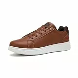 ANALEAF Herrenschuhe Sneaker Freizeitschuhe Bequeme Schuhe, Braun, EU 44