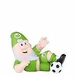 FOCO Offizielles Lizenzprodukt VFL Wolfsburg Grätschender Fußball-Gartenzwerg