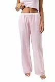 Mey Nachtwäsche Serie Cotton Stripes Damen Yoga Pants Soft Pink (L)
