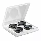 Walimex pro Pro Drohnenfilter Set DJI Phantom 4 Pro (CPL, ND 4, ND 8, ND 16, inklusiv Schutzhülle) schwarz, 21487