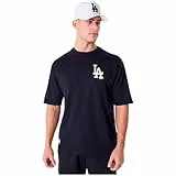 New Era MLB ESSENTLS LC OS Tee LOSDOD BLKWHI TEES UND T-Shirts FÜR Herren, Schwarz, L