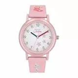 Prinzessin Lillifee Armbanduhr Mädchen Kinder Quarzuhr Analog, mit Textil Armband, 3 bar Wasserdicht, Kommt in Uhren Geschenk Box
