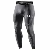 MEETYOO Kompressionshose Herren, Sport Leggings Atmungsaktiv Fitness Strumpfhosen Funktionswäsche Pants Unterhose Lang für Laufen Wandern Radfahren