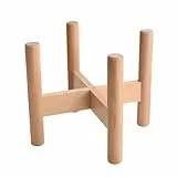 TT-YEC Stabiler Pflanzenständer Aus Holz, Pflanzenstütze Für Den Innen- Und Außenbereich, Abnehmbarer Blumentopfständer, Holzfarbener Pflanzenständer,C
