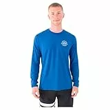 Hurley Herren Evd Hybrid UPF Ls T-Shirt, Abyss, XXL EU