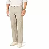 Amazon Essentials Herren Knitterfreie Flatfront-Chinohose in klassischer Passform (erhältlich in Übergröße), Kaki Beige, 38W / 32L