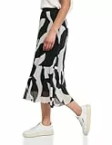 Street One Mesh Plissée Skirt_Print Whale Tail Grey 38