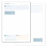 Häfft® Gesprächsnotizen Block A4, 50 Blatt - Notizblock für Telefonnotizen, Anrufnotizen und mehr - nachhaltig & klimafreundlich