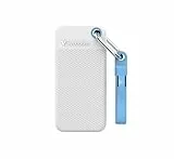 Verbatim Pocket SSD 1 TB, Externe SSD USB 3.2 Gen 2, bis zu 1000 MB/s Lesen & Schreiben, Externe Festplatte inkl. 2 Gummihüllen (Weiß & Hellblau), für PC, Mac & Konsole, Weiß