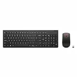 Lenovo Essential Wireless Combo Gen 2 - Tastatur-und-Maus-Set - kabellos - 2.4 GHz - QWERTZ - Deutsch - Schwarz - braune Box