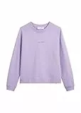 Marc O'Polo Denim Damen Sweatshirt aus Bio-Baumwolle Relaxed Fit, Lila (Wild Orchid), M