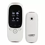 Goshyda Übersetzergerät, 4.0BT 2.4G Sprachübersetzer -Gerät mit USB -Frachtkabel für das Geschäft (White)