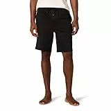 Amazon Essentials Herren Schlafanzug-Shorts In 23 cm Länge Aus Strick (Erhältlich In Übergröße), Schwarz, L