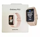 Samsung Galaxy Fit3 (Roségold), 40 mm AMOLED-Display mit Aluminiumgehäuse, vollständige Überwachung von Fitness und Gesundheit, Akku bis zu 13 Tage mit Schnellladung, 5 ATM und Schutzgrad