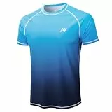 MEETWEE Herren UV Shirt Rashguard UPF 50+ T-Shirt Schwimmshirt Kurzarm Shirt Schnelltrocknend Leicht Atmungsaktiv Outdoor Wassersport Badeshirt