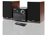 SHARP XLB512BR Mikro-Soundsystem 45W (UKW/FM-Radio, Bluetooth, USB, CD, MP3), braun