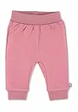 Sterntaler Baby Mädchen Hose Baby GOTS Hose uni Emmi - Baby Hose, Kinder-Hose, Baby-Hose - mit 'Mitwachsbund' und Stickerei - rosa, 50