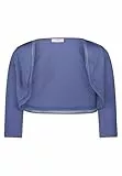 Vera Mont Damen Bolero-Jacke figurbetont Blue Stone,40