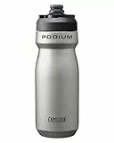 CAMELBAK Podium Insulated Steel 18oz Fahrrad Trinkflasche – Edelstahl – doppelwandige Vakuumisolierung – hoher Durchfluss – auslaufsicher – 18/8 Edelstahl – Stainless, Größe: OS