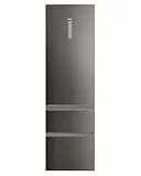 Haier Kühl Gefrierkombination 3D 60 SERIE 5 HTW5620CNMP I 2,05m, No Frost I Ergonomische Gefrierschubladen I Kühlschrank mit Gefrierfach freistehend, Fassungsvermögen 414L I Wi-Fi, smarte Kühlfächer