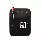 Weber Connect Smart Grilling Hub/Thermometer für alle Grills über die Weber Connect App, WLAN und Bluetooth, LED-Anzeige, Über USB aufladbarer Akku, Anschluss für vier Messfühler, 7,5 x 9,8 x 3,4 cm