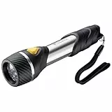 VARTA Taschenlampe mit 9 LEDs inkl. 2x AA Batterien, Day Light Multi LED F20 Leuchte, Taschenleuchte mit Anhänger, Lampe ideal für Haushalt, Angeln, Garage, Notfall, Stromausfall, Outdoor