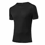 LÖFFLER Herren Hr. Ka Transtex Light T shirt, Schwarz, 50 EU