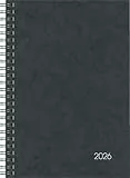 BRUNNEN Buchkalender Mod. 796 2026 | A5, Karton, schwarz