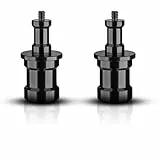 Walimex pro Set 2X Spigot 28 mm (1 1/8') und 16 mm (5/8') mit 1/4' Gewinde – Gewindeadapter für Kamera Zubehör und Stativ – Fotostudio Fotoshootings Fotografie