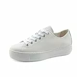 Paul Green Damen, Frauen Low-Top Sneaker,Sportschuhe,Freizeitschuhe,Turnschuhe,Laufschuhe,schnürschuhe,schnürer,Halbschuhe,Weiß (JA),38 EU / 5 UK