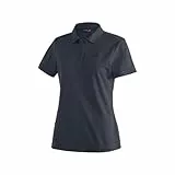Maier Sports Ulrike, Damen Poloshirt, Leichtes Piqué-Funktionspoloshirt für Wandern und Freizeit, dryprotec Technologie, Atmungsaktiv