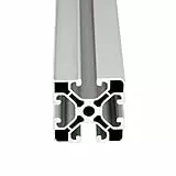 SCHMIDT systemprofile 2000mm Aluminium Profil 40x40mm Nut 8 Maßbandprofil eloxiert 4040 Alu Konstruktionsprofil Aluprofil 2m