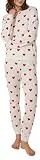 Petit Bateau A0B5U Langärmeliger Schlafanzug Damen Marshmallow/Terkuit S