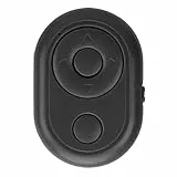 Bluetooth-Fernbedienung Page Turner, Fingerspitzen-Page Turner, Telefonkamera, Videoaufnahme, Fernbedienung für Smartphones, Tablets, Unterstützung für Kurzvideos (Schwarz)