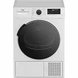 Beko DHC946GX b300 Wärmepumpentrockner, Wäschetrockner, 9 kg, Frontlader, AquaWave Schontrommel, Hygiene Trocknen & Hygiene Auffrischen, 15 Programme, Weiß