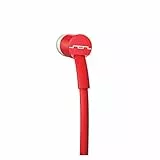 SOL Republic Jax In-Ear Kopfhörer, Geräuschisolierende, kabellose Ohrhörer mit Mikrofon + 1-Knopf-Steuerung, hochwertiger Klang mit kräftigem Bass, 4 Ohrstöpselgrößen für ideale Passform, red