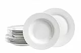 Ritzenhoff & Breker Tafelservice Bianco, 12-teilig, Porzellangeschirr