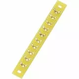 TRU COMPONENTS 530538 Lötstab, einreihig, Polzahl insgesamt, 10 Epoxy (L x B x H) 74 x 9 x 1,5 mm, 1 Stück