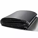 VEVOR Teichfolie, 10 x 15 Fuß, 45 mm Dicke, biegsame Teichfolien aus EPDM-Material, leicht zu schneidende Unterlage für Fisch- oder Koi-Teiche, Wasserfallbasis, Springbrunnen, Wassergärten, Schwarz