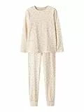 Name IT Mädchen Nkfnightset Flower Noos, Turtledove, 134-140 EU