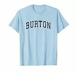 Burton Michigan MI Sportdesign im Vintage-Stil, marineblaues Design T-Shirt