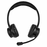MEDION E83265 USB Headset (Stereo Kopfhörer, flexibel einstellbares Mikrofon, USB-Anschluss für Plug & Play, Extralanges Kabel)