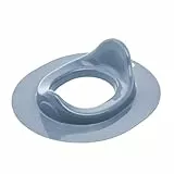 Rotho Babydesign Bella Bambina WC-Sitz - Kinder-WC-Sitz in Blau - Nachhaltiger Toilettenaufsatz für Kinder mit rutschfestem Design
