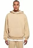Urban Classics Herren Heavy Terry Garment Dye Hoody L unionbeige