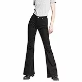 Lee Damen Breese Flared Jeans,, per pack Schwarz (BLACK RINSE 47), W33/L33 (Herstellergröße: 33/33)