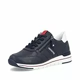 Remonte Damen Low-Top Sneaker R6705, Frauen Halbschuhe,lose Einlage,Laufschuhe,straßenschuhe,Strassenschuhe,Sportschuhe,blau Kombi (15),38 EU